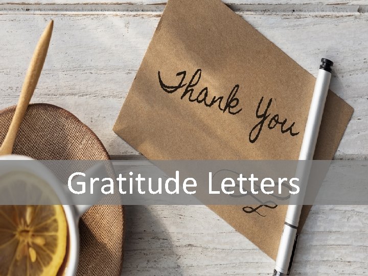 Gratitude Letters 