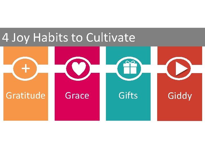 4 Joy Habits to Cultivate + Gratitude Grace Gifts Giddy 