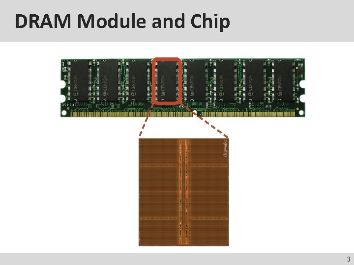 DRAM Module and Chip 3 