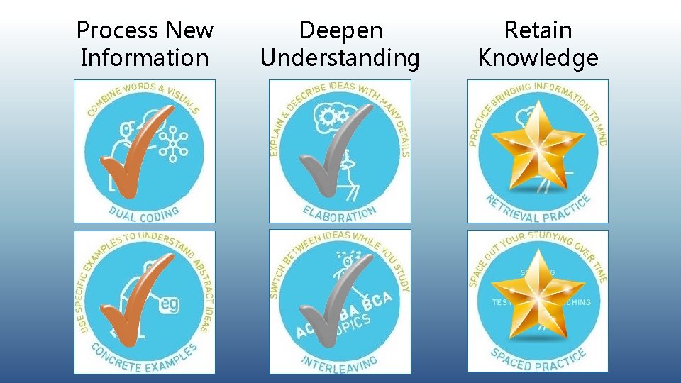 Process New Information Deepen Understanding Retain Knowledge 