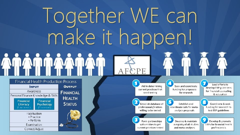 Together WE can make it happen! 