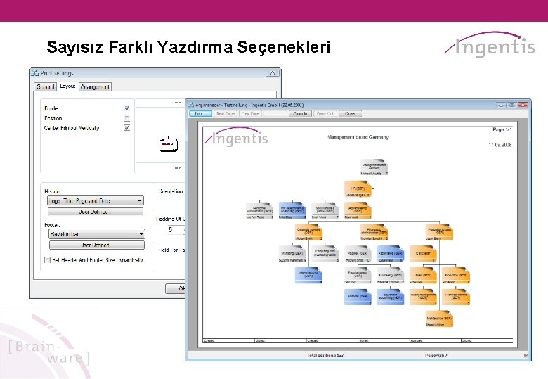 Sayısız Farklı Yazdırma Seçenekleri 