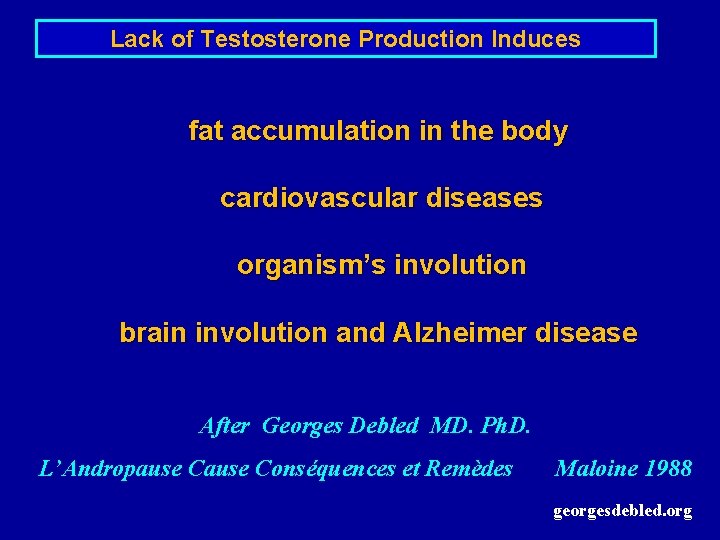  Lack of Testosterone Production Induces fat accumulation in the body cardiovascular diseases organism’s