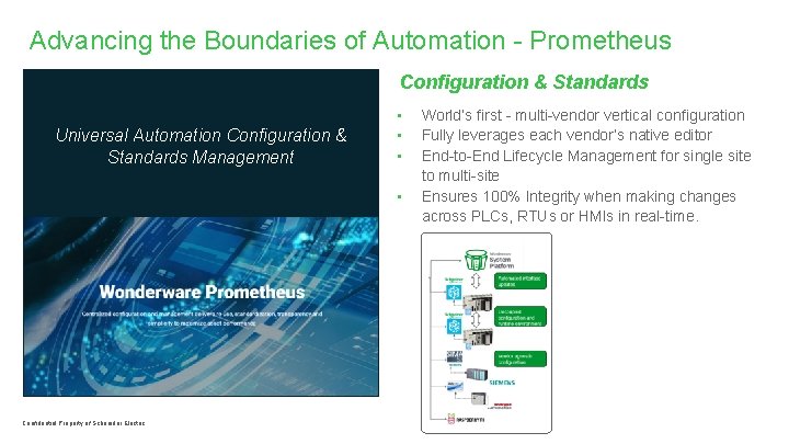 Advancing the Boundaries of Automation - Prometheus Configuration & Standards Universal Automation Configuration &