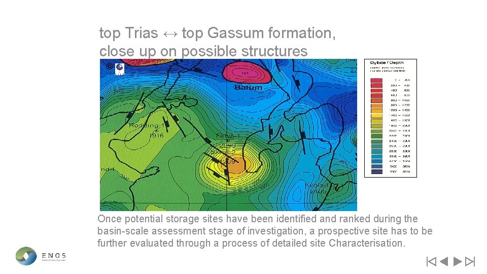 top Trias ↔ top Gassum formation, close up on possible structures © Once potential