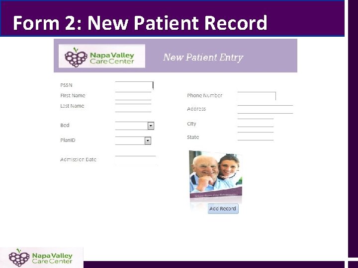 Form 2: New Patient Record Form 2: New Patient Record