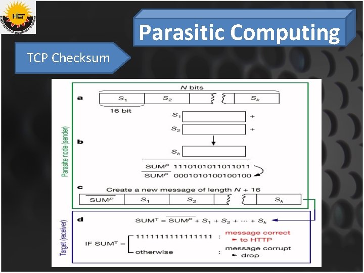 Parasitic Computing TCP Checksum 