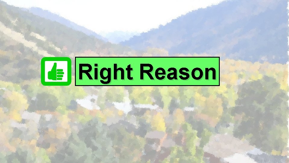 Right Reason 