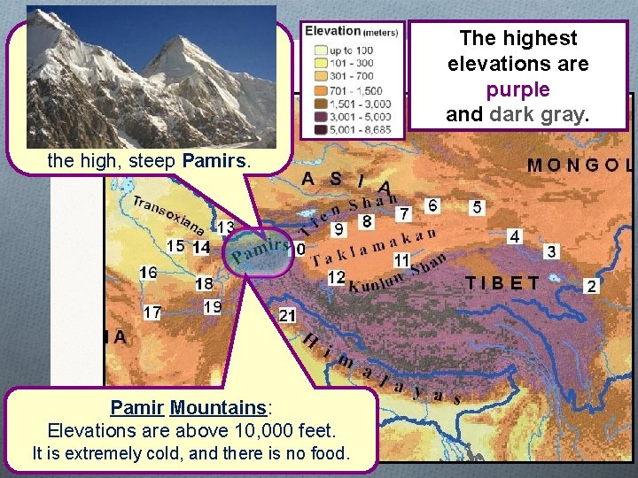 Pamir Mountains: Between Kashgar (#10) and Tashkent (#13), caravans climbed the “Trail of Bones”