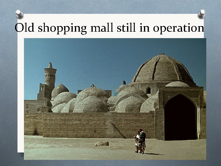 Old shopping mall still in operation 