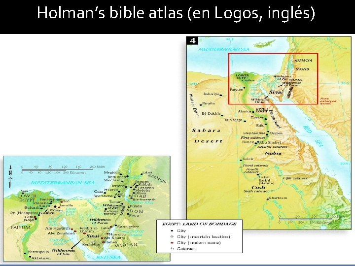 Holman’s bible atlas (en Logos, inglés) 