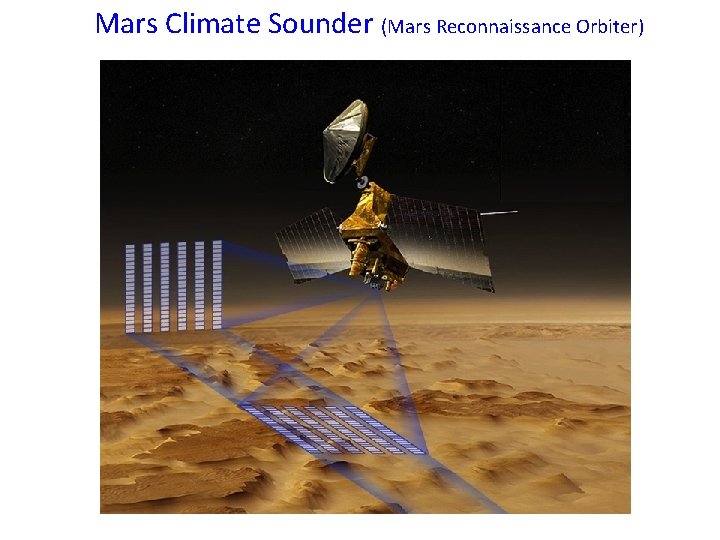 Mars Climate Sounder (Mars Reconnaissance Orbiter) 