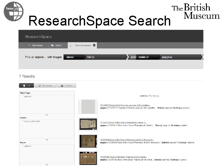 Research. Space Search 