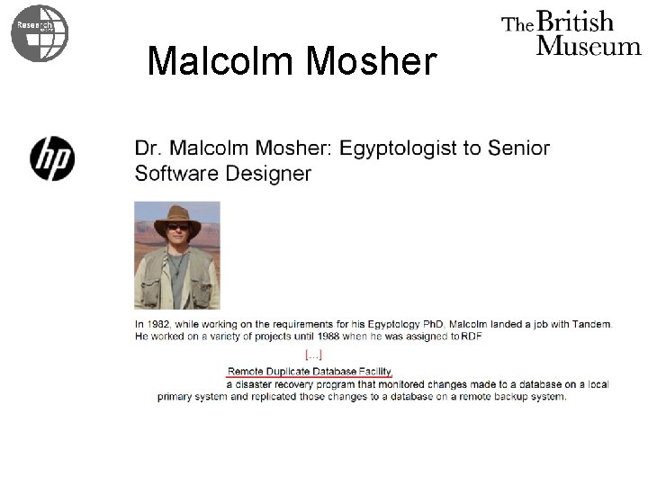 Malcolm Mosher 