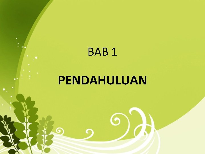 BAB 1 PENDAHULUAN 