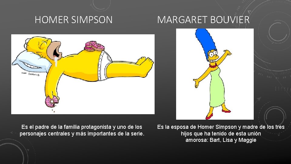 HOMER SIMPSON Es el padre de la familia protagonista y uno de los personajes