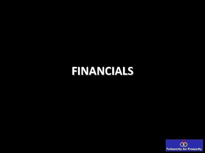 FINANCIALS 