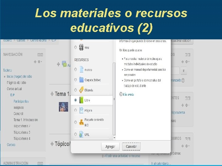 Los materiales o recursos educativos (2) 