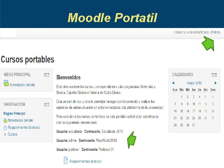 Moodle Portatil 