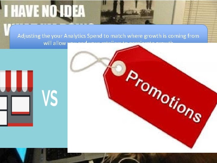 Adjusting the your Analytics Spend to match where growth is coming from will allow