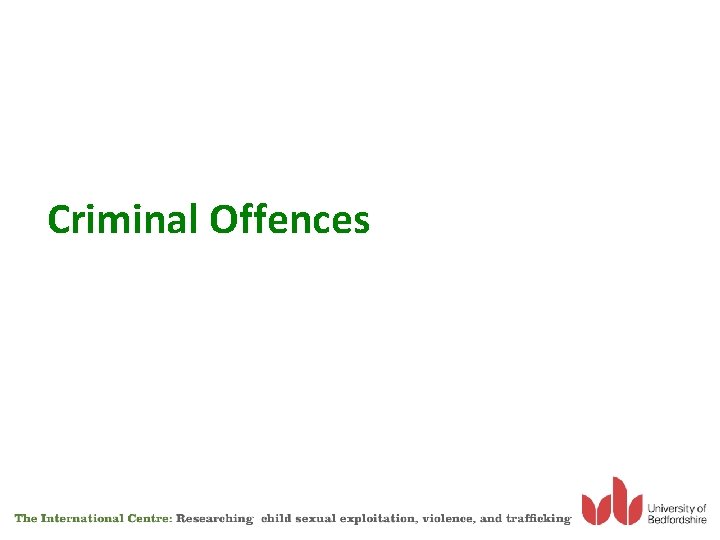Criminal Offences 