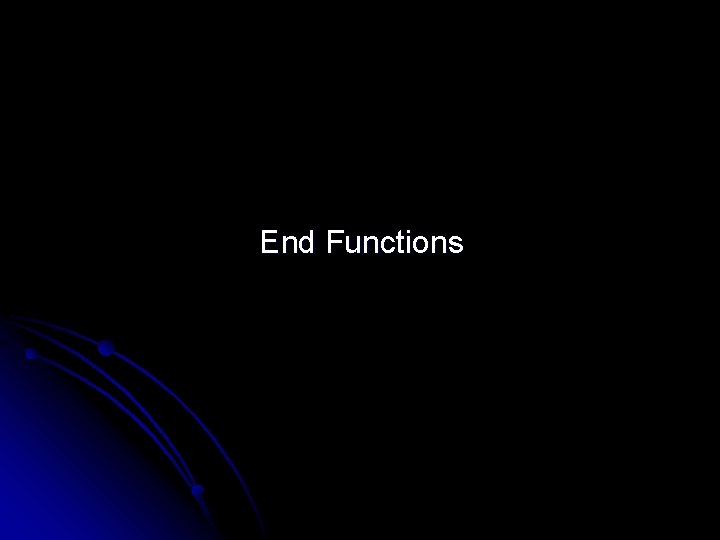 End Functions 