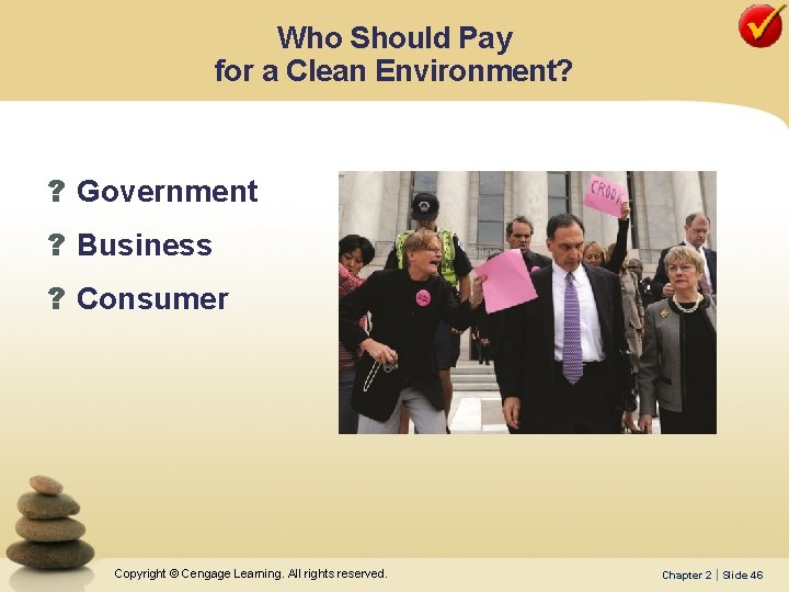 Who Should Pay for a Clean Environment? ? Government ? Business ? Consumer Copyright