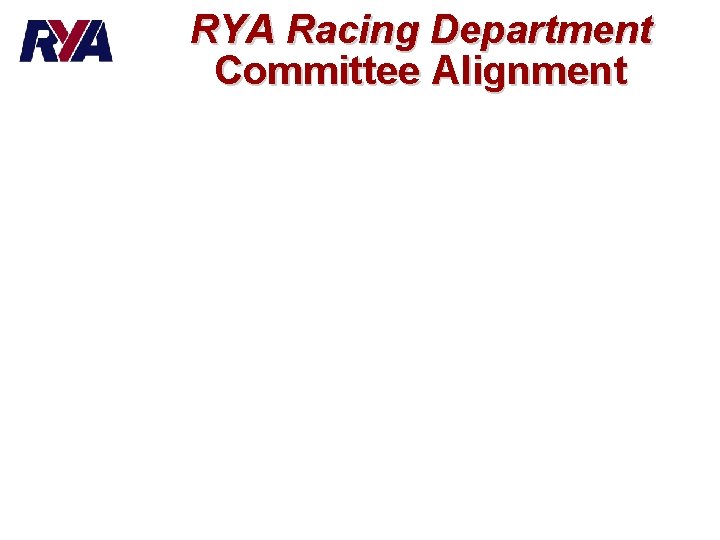 RYA Racing Department Committee Alignment 5 