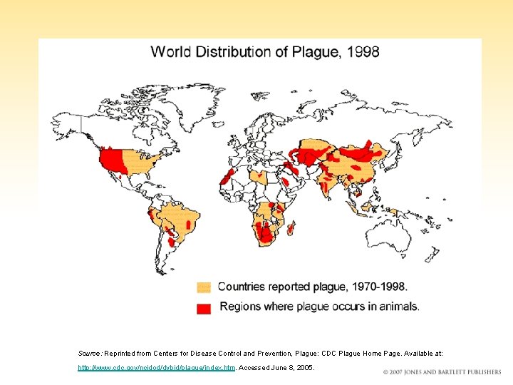 Source: Reprinted from Centers for Disease Control and Prevention, Plague: CDC Plague Home Page.