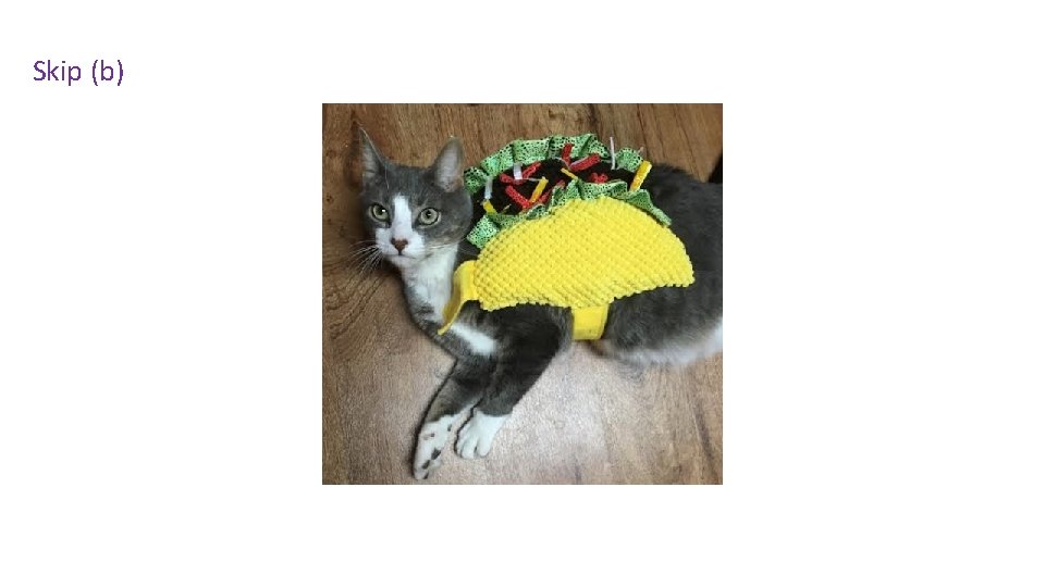 Skip (b) 
