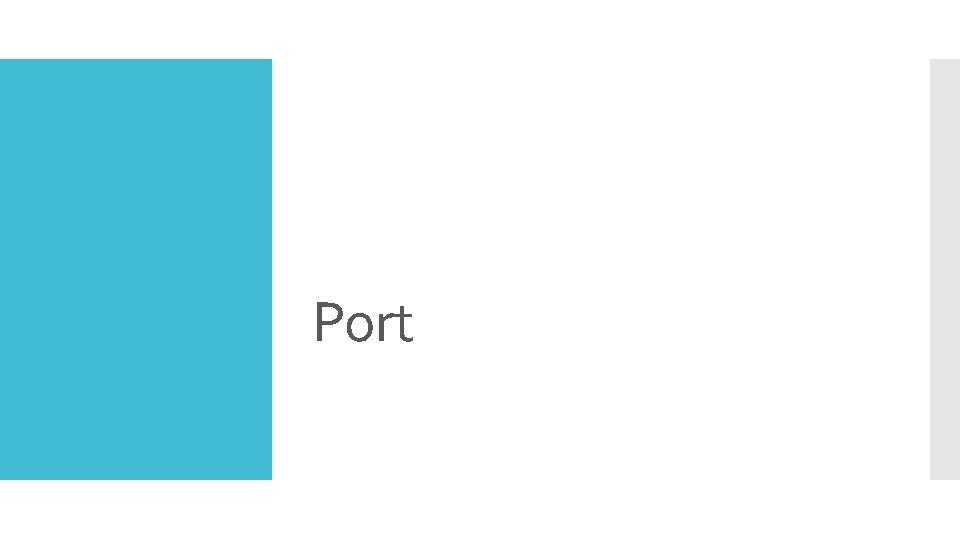 Port 