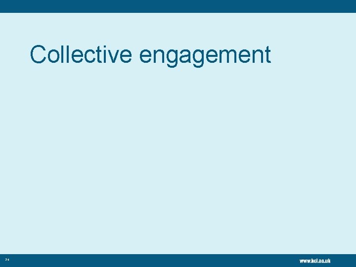 Collective engagement 24 