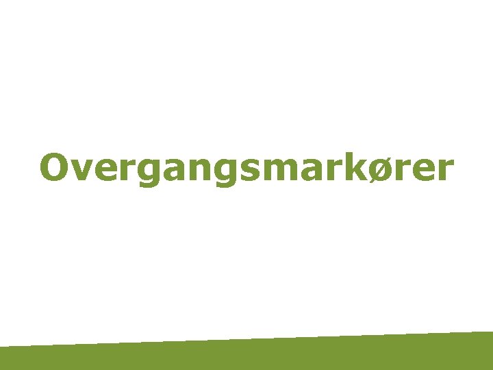 Overgangsmarkører 