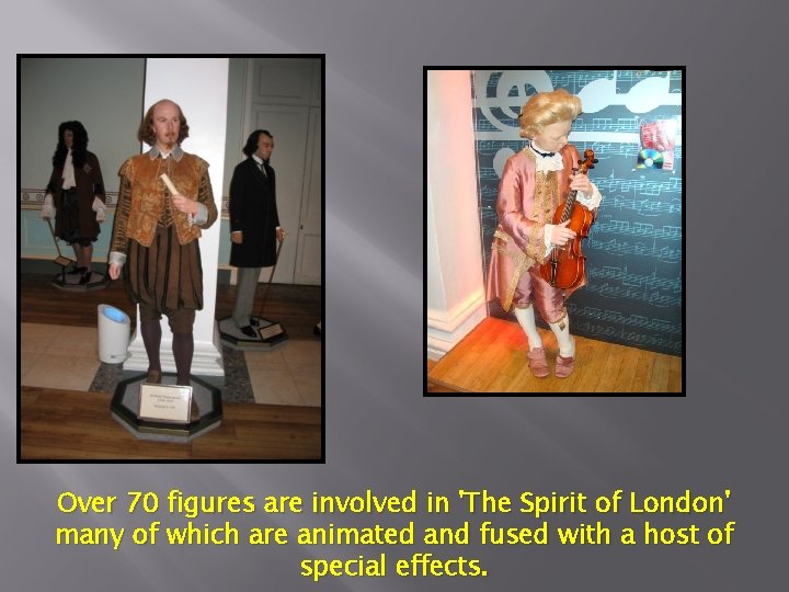 Over 70 figures are involved in 'The Spirit of London' many of which are