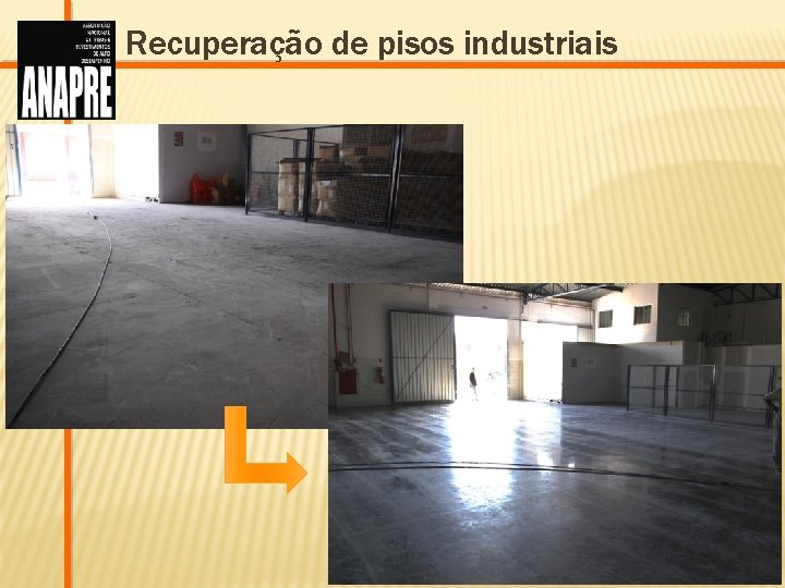 Recuperação de pisos industriais 