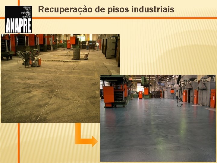 Recuperação de pisos industriais 