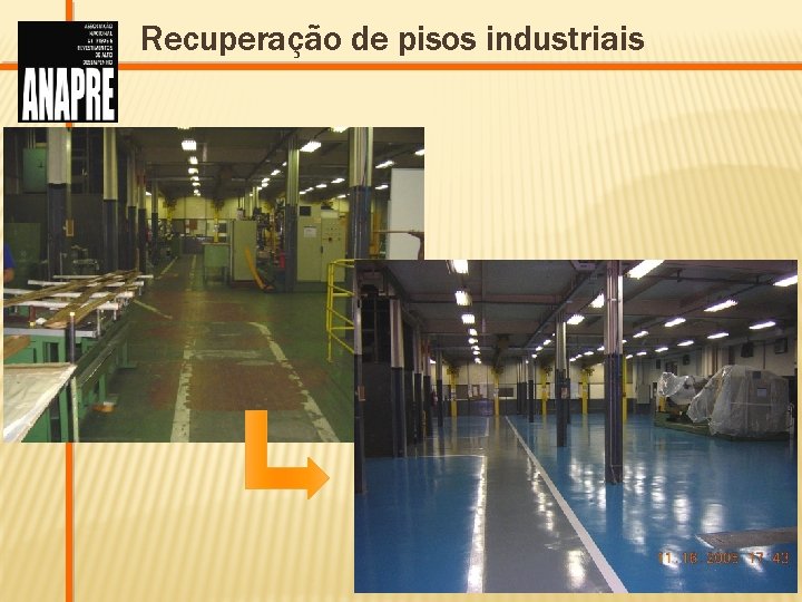 Recuperação de pisos industriais 