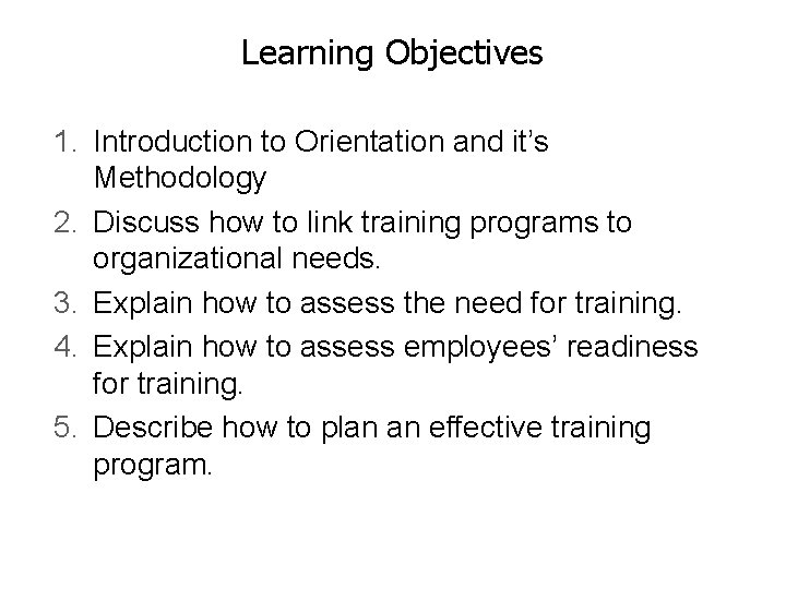 Human Resource Management MBA BBA Orientation Training Lectures