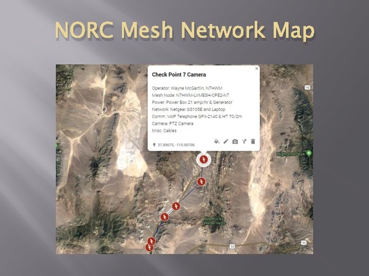 NORC Mesh Network Map 