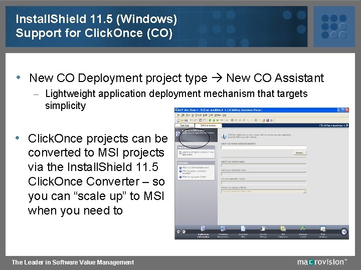 Install. Shield 11. 5 (Windows) Support for Click. Once (CO) • New CO Deployment