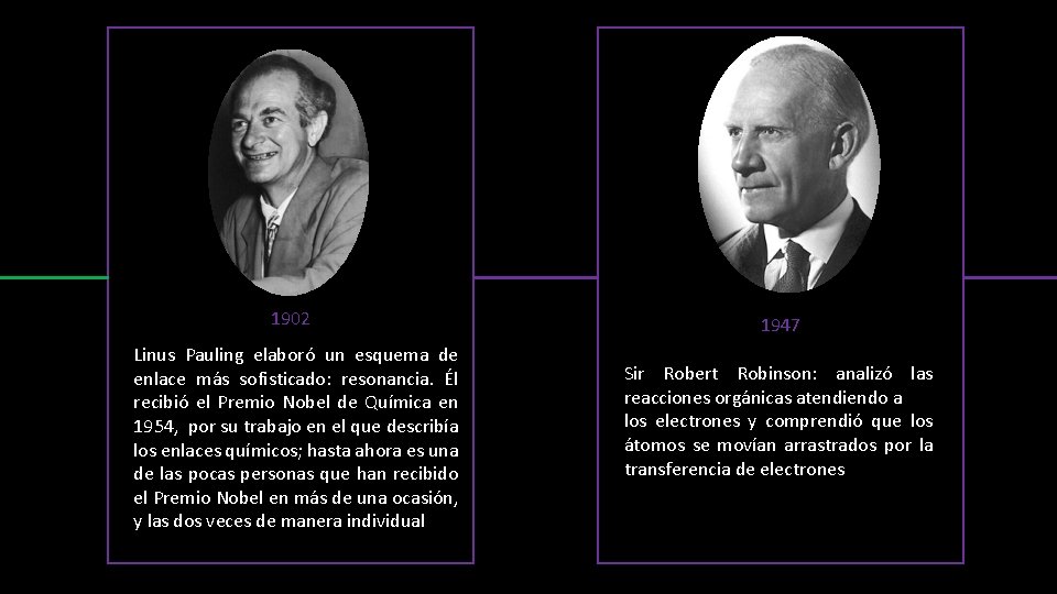 1902 Linus Pauling elaboró un esquema de enlace más sofisticado: resonancia. Él recibió el