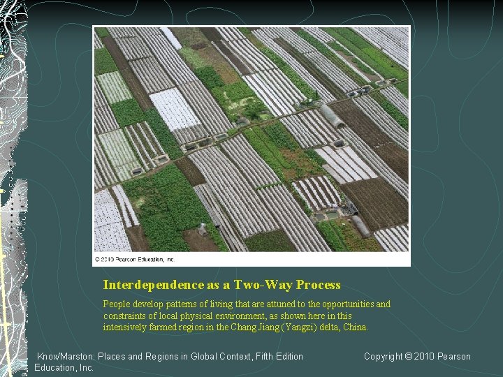 Interdependence as a Two-Way Process People develop patterns of living that are attuned to