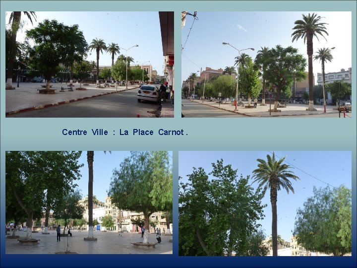 Centre Ville : La Place Carnot. 