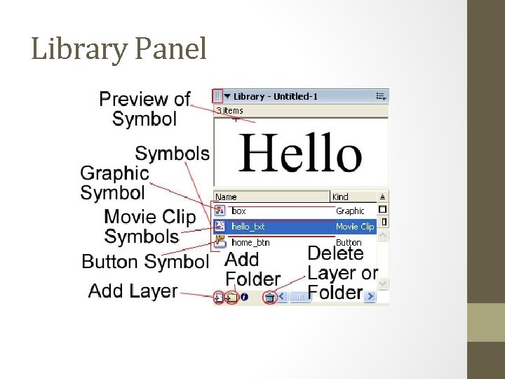 Library Panel 