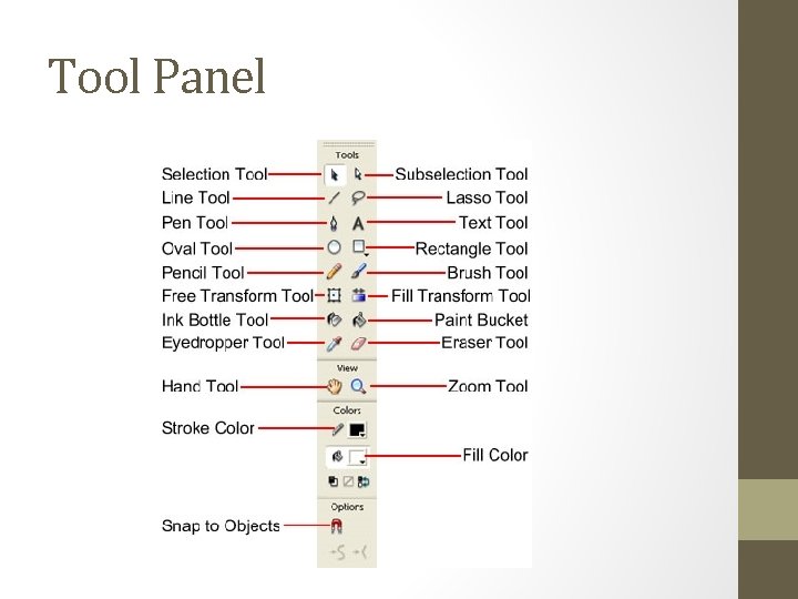 Tool Panel 