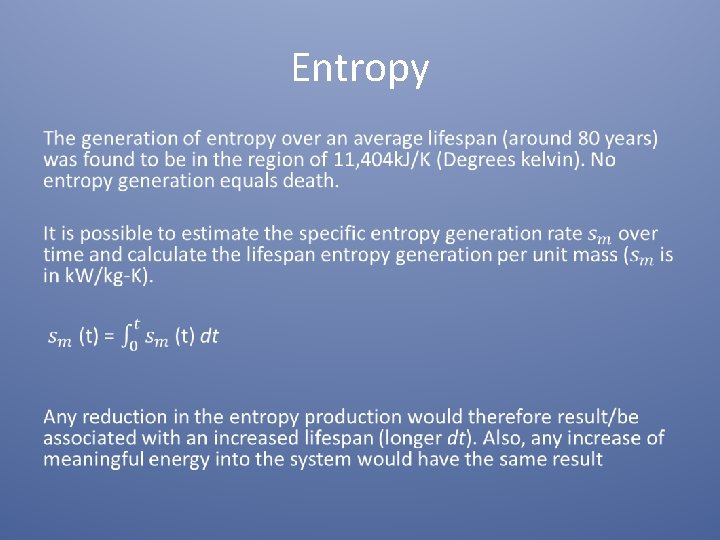 Entropy • 