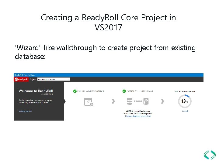 Creating a Ready. Roll Core Project in VS 2017 ‘Wizard’-like walkthrough to create project