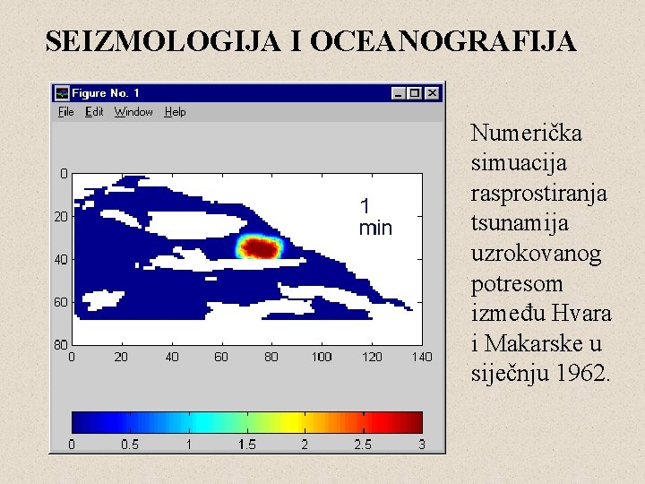 SEIZMOLOGIJA I OCEANOGRAFIJA Numerička simuacija rasprostiranja tsunamija uzrokovanog potresom između Hvara i Makarske u