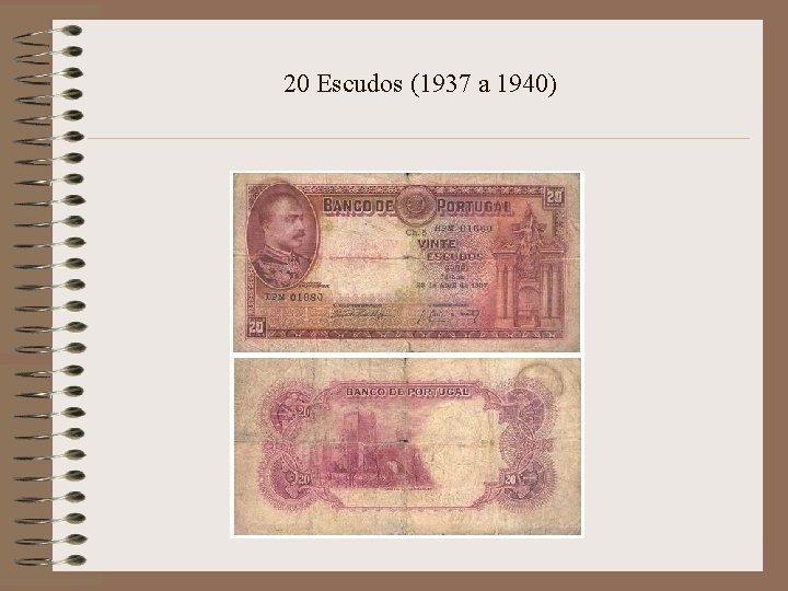 20 Escudos (1937 a 1940) 