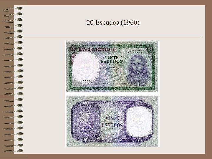 20 Escudos (1960) 